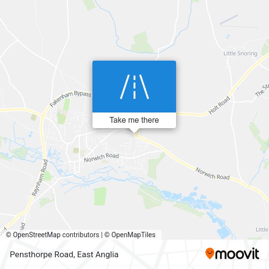 Pensthorpe Road map