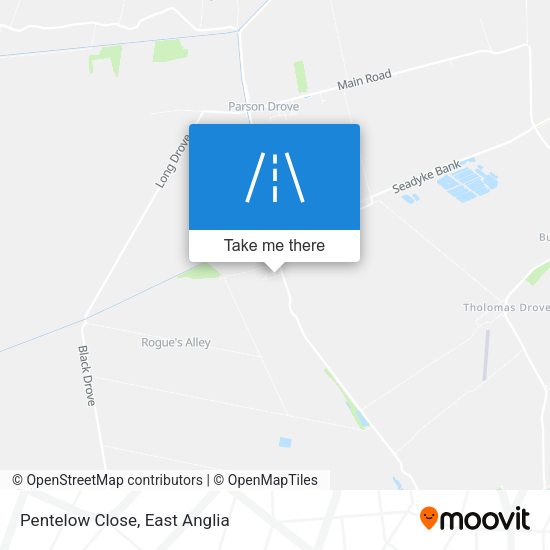 Pentelow Close map