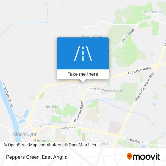 Peppers Green map