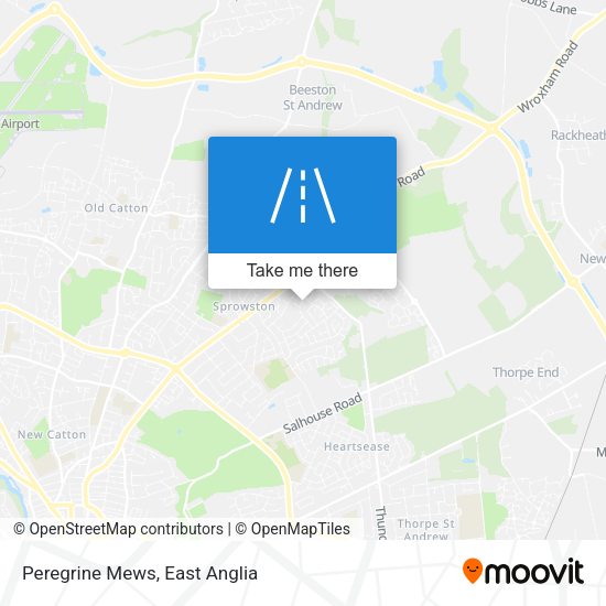Peregrine Mews map