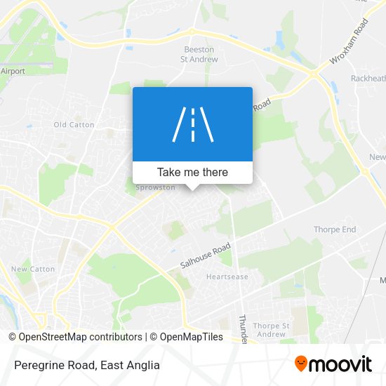 Peregrine Road map