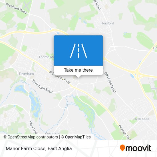 Manor Farm Close map