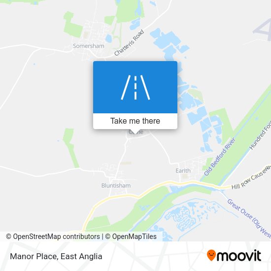 Manor Place map