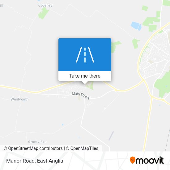 Manor Road map
