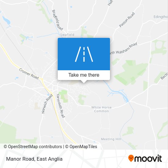Manor Road map