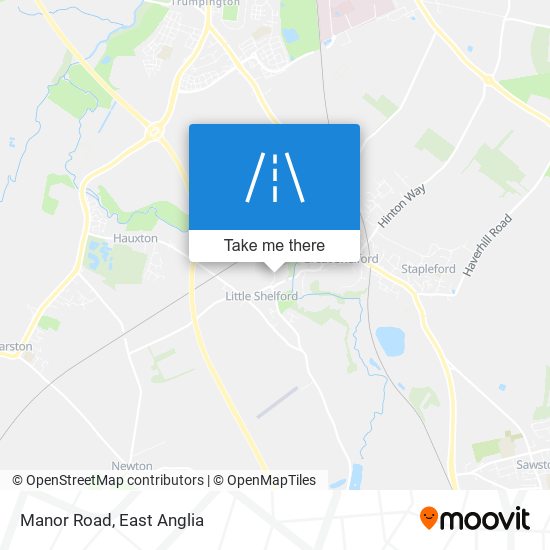 Manor Road map