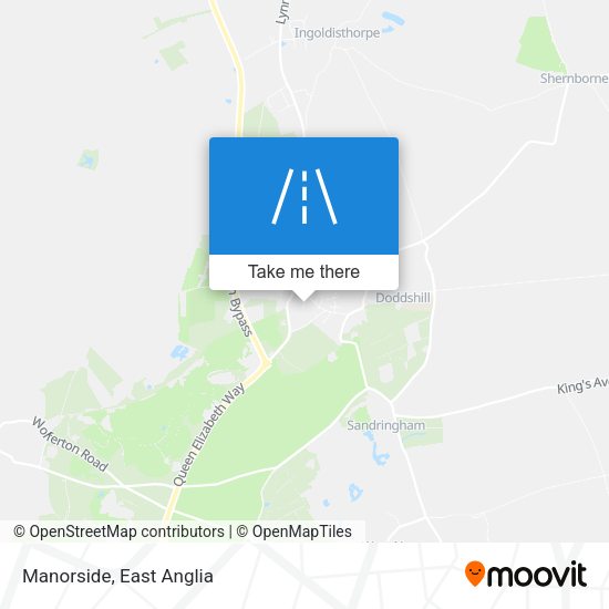 Manorside map