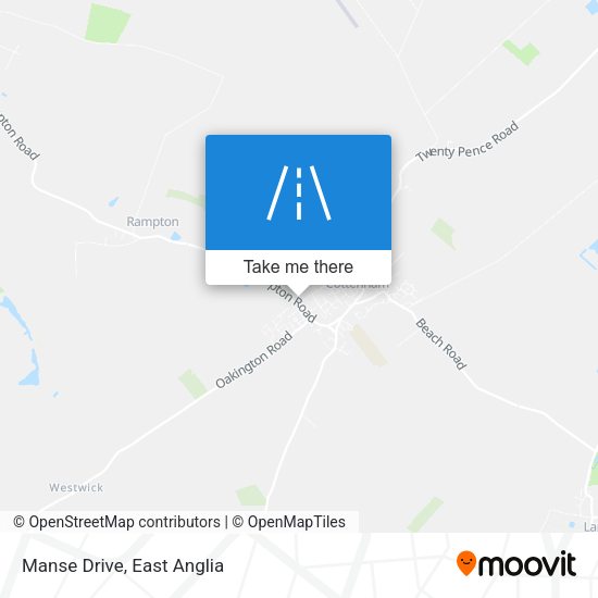 Manse Drive map