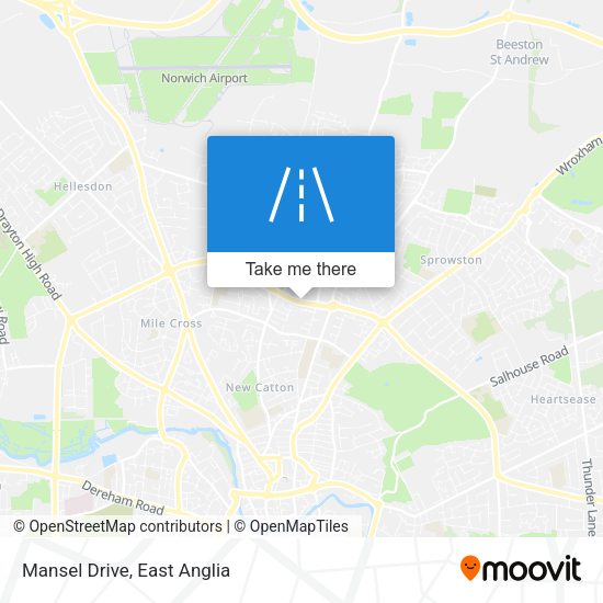 Mansel Drive map