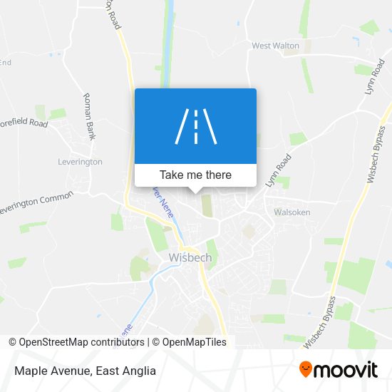 Maple Avenue map