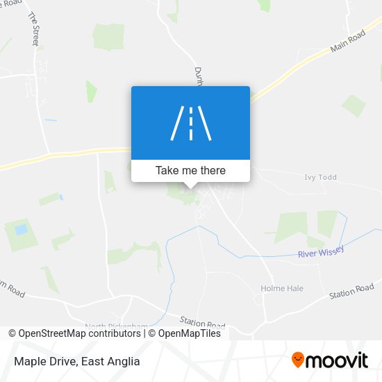 Maple Drive map