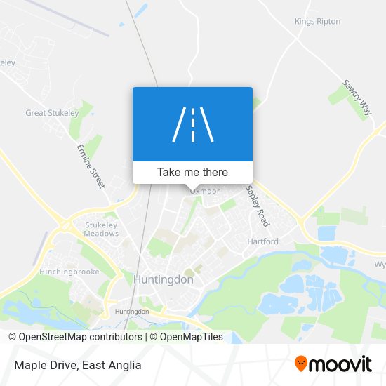 Maple Drive map
