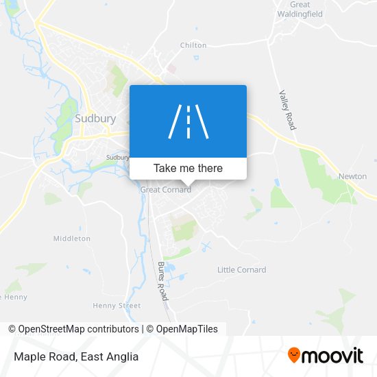 Maple Road map