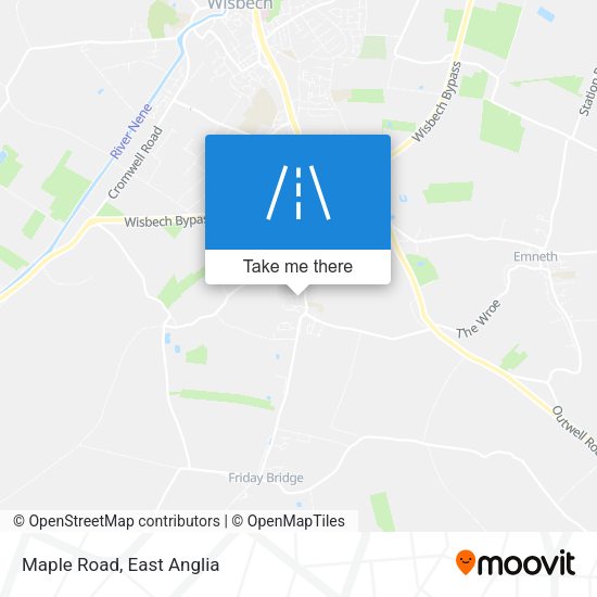 Maple Road map