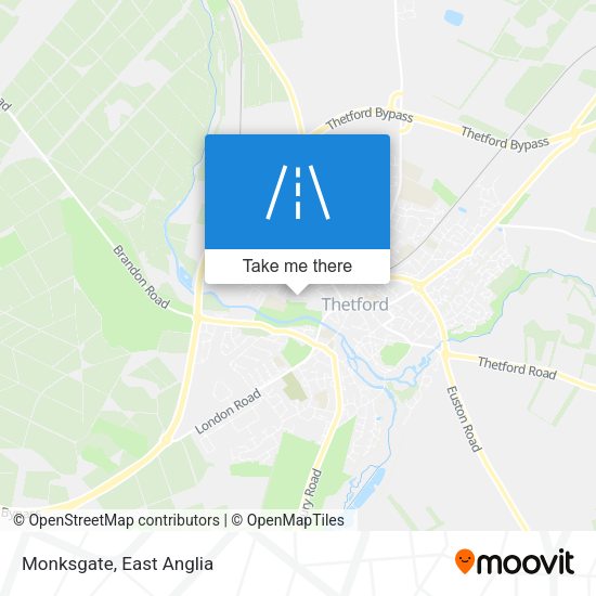 Monksgate map