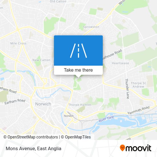 Mons Avenue map