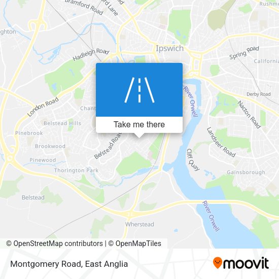 Montgomery Road map