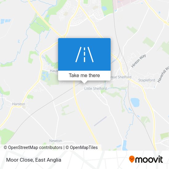Moor Close map