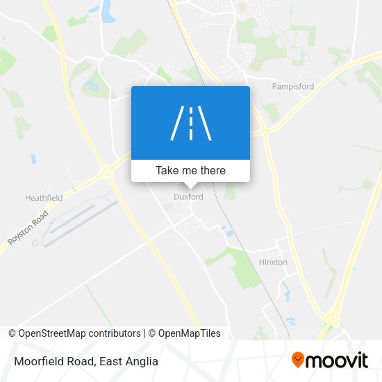 Moorfield Road map