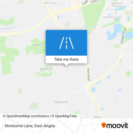 Morborne Lane map