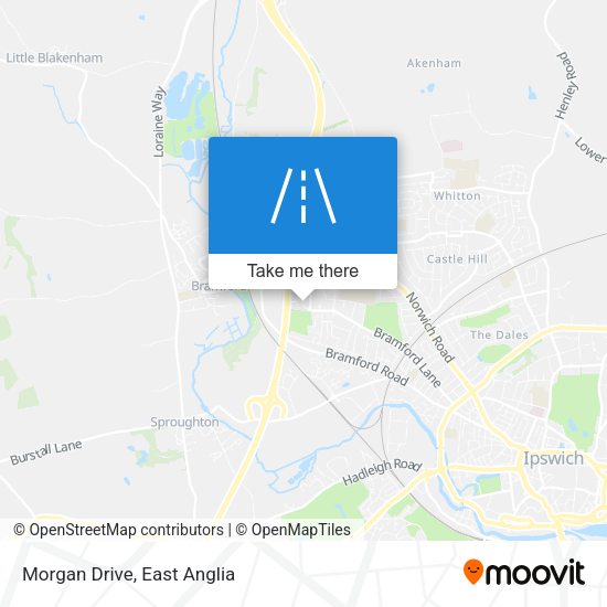 Morgan Drive map