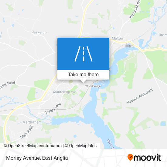 Morley Avenue map