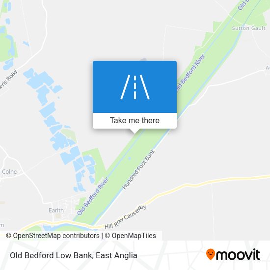 Old Bedford Low Bank map