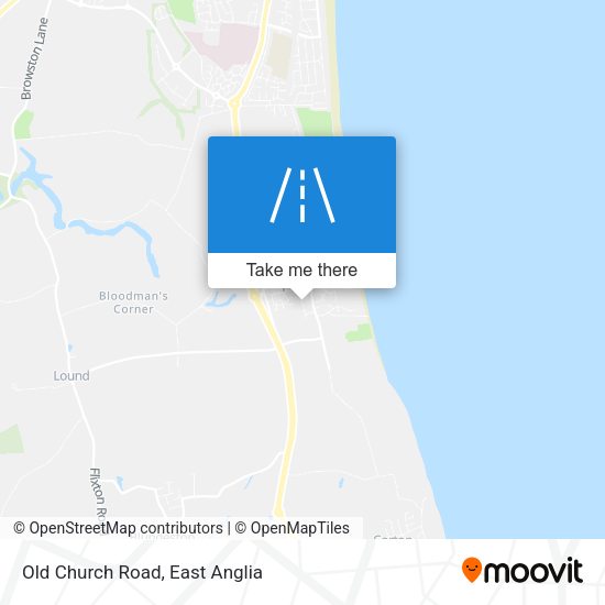 Old Church Road map