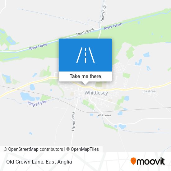 Old Crown Lane map