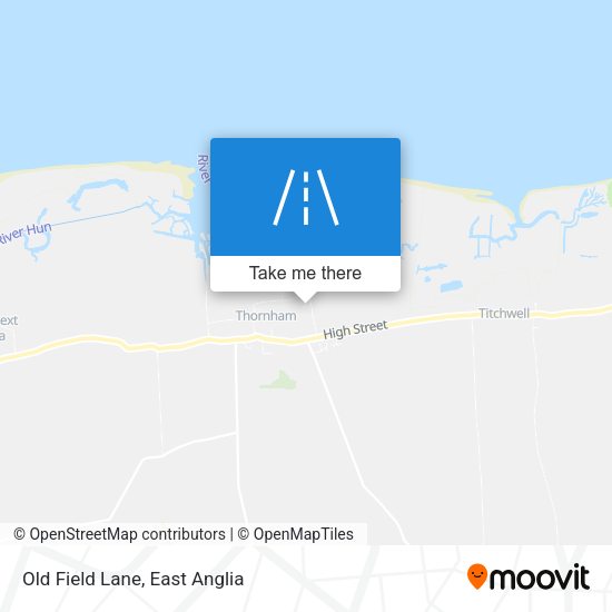 Old Field Lane map