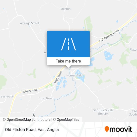 Old Flixton Road map
