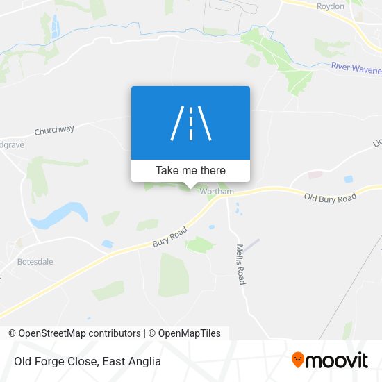 Old Forge Close map