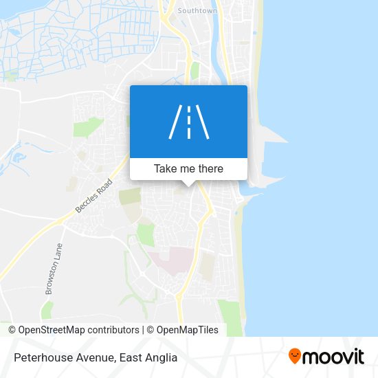 Peterhouse Avenue map