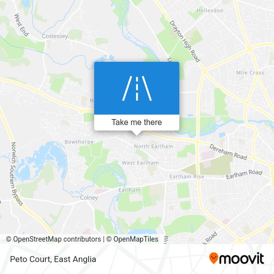 Peto Court map