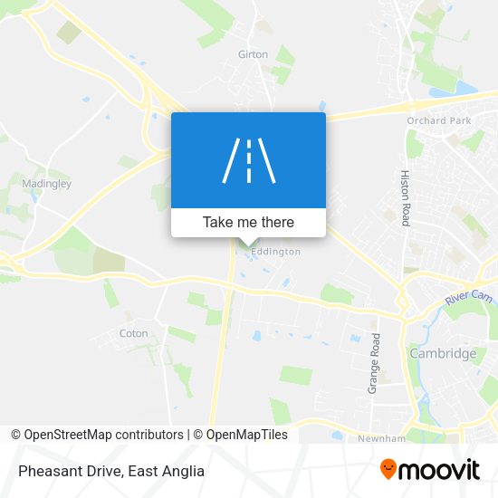 Pheasant Drive map