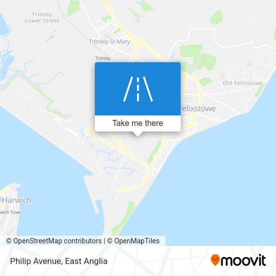 Philip Avenue map