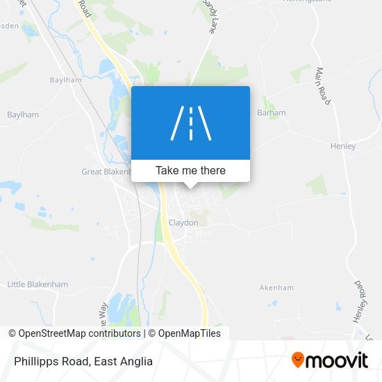 Phillipps Road map