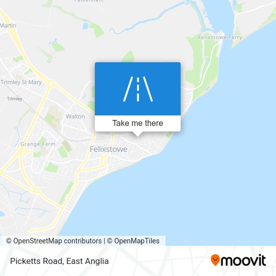 Picketts Road map