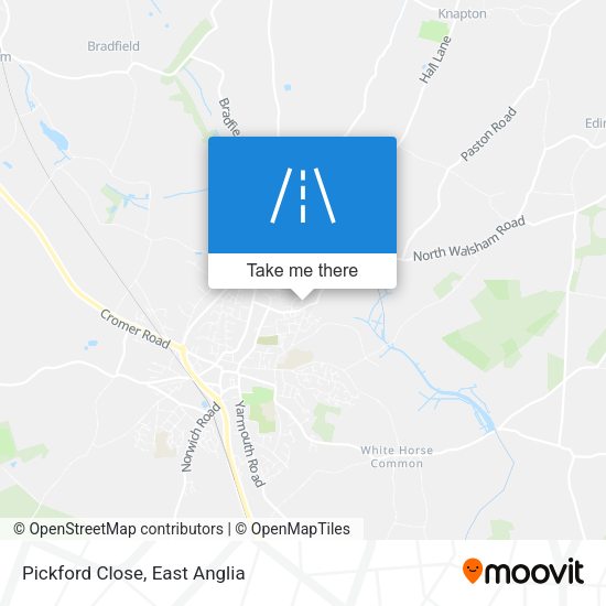 Pickford Close map