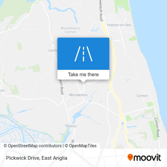 Pickwick Drive map