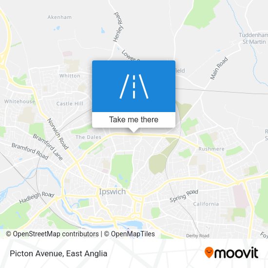 Picton Avenue map