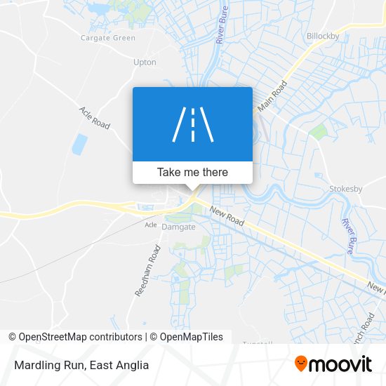 Mardling Run map