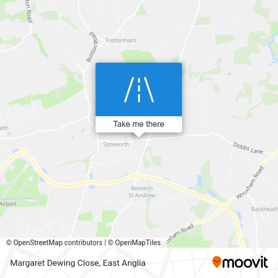 Margaret Dewing Close map