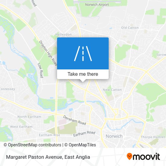 Margaret Paston Avenue map