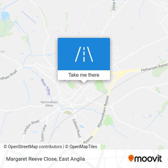 Margaret Reeve Close map