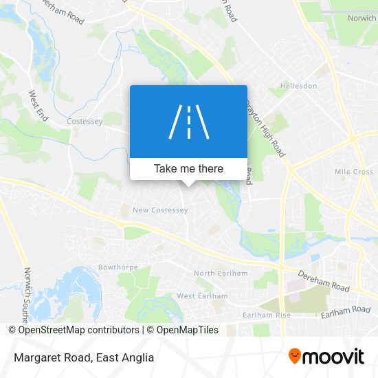 Margaret Road map