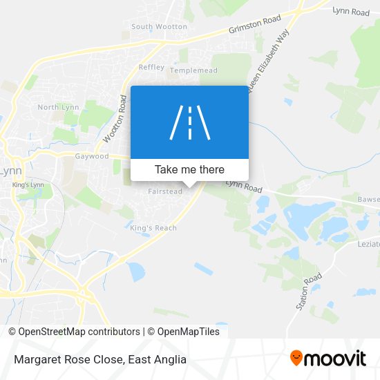 Margaret Rose Close map