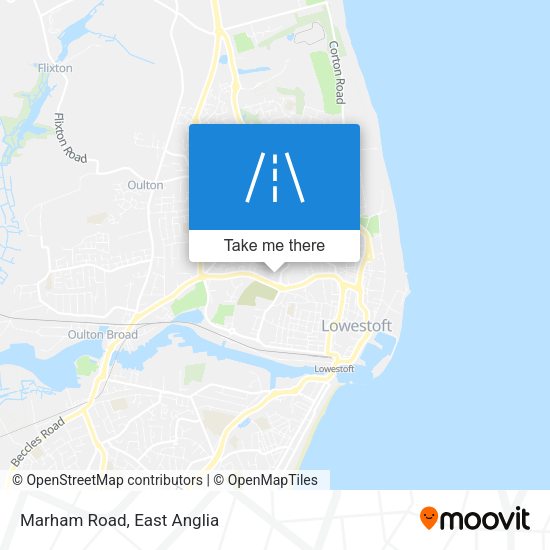 Marham Road map