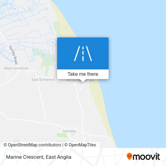 Marine Crescent map