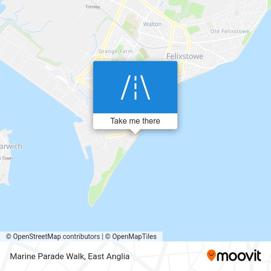 Marine Parade Walk map
